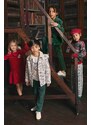 Detský sveter s prímesou vlny Kenzo Kids červená farba