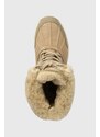 Kožená obuv UGG Adirondack Boot III dámske, béžová farba, na plochom podpätku, zateplené, 1095141