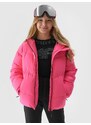 4F Dievčenská lyžiarska bunda s membránou 5000 - ružová