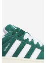 Semišové tenisky adidas Originals Campus0s zelená farba, H03472