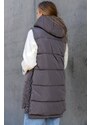 ONLY dámská zimní vesta Newnora fialová