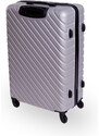 Cestovní kufr BERTOO Roma - stříbrný XXL