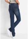 bonprix Termo strečové džínsy, STRAIGHT, farba modrá, rozm. 34