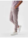 4F Dievčenské velúrové nohavice typu jogger - viacfarebné