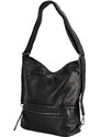 Dámsky kabelko-batoh čierny - Romina & Co Bags Wolfe čierna