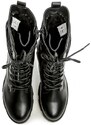 Scandi Wojtylko 7ZB24037C čierne dámske zimné topánky