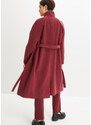 bonprix Kabát vo vlnenom vzhľade, farba červená