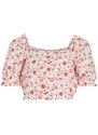 Vila Petite Tričko 'Aya' homárová / ružová / jasne červená / biela