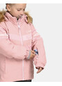 Dievčenská lyžiarska bunda Kilpi DALILA-JG svetlo ružová