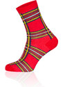 Italian Fashion SANTA Long Socks - Red/Colorful