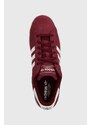 Semišové tenisky adidas Originals Campus 2 bordová farba