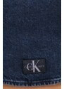 Džínsový top Calvin Klein Jeans tmavomodrá farba,J20J222870