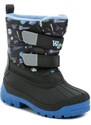 Wojtylko 4Z24103G čierno modré detské zimné topánky