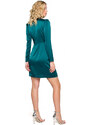 K156 Zavinovacie šaty - zelené