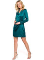 K156 Zavinovacie šaty - zelené