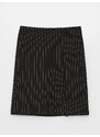 LC Waikiki Women's Extra Tight Fit Striped Tube Skirt