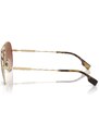 Slnečné okuliare Burberry dámske, hnedá farba