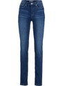 bonprix Strečové džínsy, veľmi jemné, SLIM, farba modrá