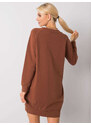 FPrice Šaty RV TU 5184.93P tmavo hnedá
