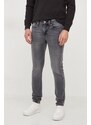 Rifle Calvin Klein Jeans pánske,šedá farba,J30J324196