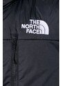 Bunda The North Face Himalayan Light Synthetic pánska, čierna farba, prechodná, NF0A7WZXJK31