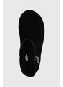 Semišové snehule UGG Classic Mini Bailey Zip čierna farba, 1151230