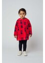 Šaty pre bábätká Bobo Choses červená farba, mini, áčkový strih