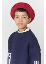 Detský vlnený sveter Bobo Choses tmavomodrá farba