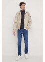 Bunda Calvin Klein Jeans pánska,béžová farba,prechodná,J30J324697
