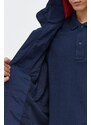 Bunda Tommy Jeans pánska,tmavomodrá farba,prechodná,DM0DM17983