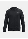 Čierna športová mikina Under Armour UA AF Storm FZ Hoodie