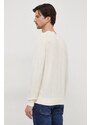 Bavlnený sveter Tommy Hilfiger béžová farba, tenký, MW0MW33511