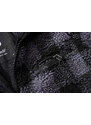 BRANDIT bunda Teddyfleece Jacket Čierno-šedá
