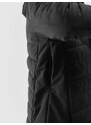 4F Pánska lyžiarska bunda s membránou 10000 a syntetickou výplňou - čierna