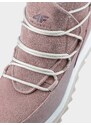 4F Dámske topánky do snehu SNOWDROP s membránou - púdrovo ružové