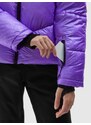 4F Dámska zatepľovacia lyžiarska bunda so syntetickou výplňou - fialová