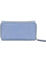 SEGALI Dámska kožená peňaženka SG-21770 sv. modrá