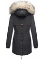 Navahoo SWEETY dámska zimná bunda s kapucňou, čierna