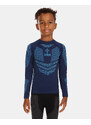 Chlapčenské bezšvové termo tričko Kilpi NATHAN-JB tmavo modrá