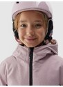 4F Dievčenská lyžiarska bunda s membránou 5000 - púdrovo ružová