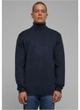 UC Men Knitted turtleneck in a navy design