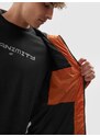 4F Pánska zatepľovacia bunda so syntetickou výplňou - oranžová