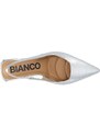 Lodičky Bianco BIAMARALYN strieborná farba, na podpätku, s otvorenou pätou, 11240959