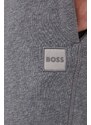 Bavlnené tepláky Boss Orange šedá farba,melanžové,50509303