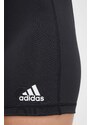Tréningové šortky adidas Performance Techfit čierna farba, jednofarebné, stredne vysoký pás, FK0993