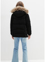 bonprix Dievčenská zimná bunda parka s kapucňou, farba čierna, rozm. 152/158