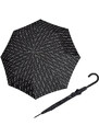 Doppler Fiber Flex AC BLACK & WHITE - dámsky holový vystreľovací dáždnik celovzor