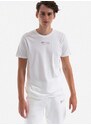 Bavlnené tričko Alpha Industries 118529.626-white, biela farba, s potlačou