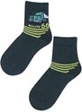 Gatta G34 socks. N01 Cottoline Boys Modeled 27-32 green 245