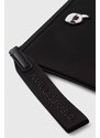 Kozmetická taška Karl Lagerfeld čierna farba